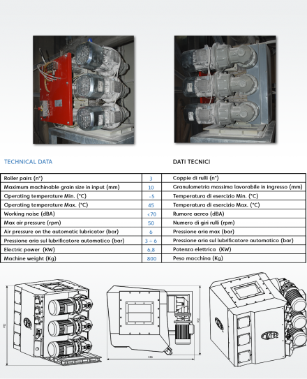 Dati tecnici - Technical data - Mizar Technology